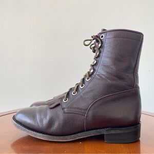 Dan Post Zecuda Women’s Leather Kiltie Cowboy Boot | US 7.5